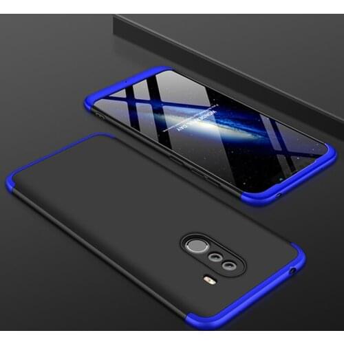 Xiaomi Mi POCOPHONE F1 Case 360 Degree Protected Full Body Phone Case for Xiaomi POCO F1 Case Shockproof Cover + Glass Film