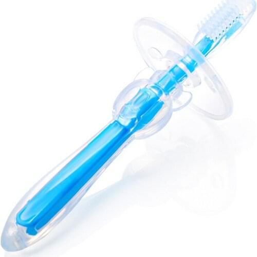 Baby Soft Mouthguard Silicone Toothbrush Baby Training Soft Bristle ru ya shua Childrens Oral Care Products Wholesale