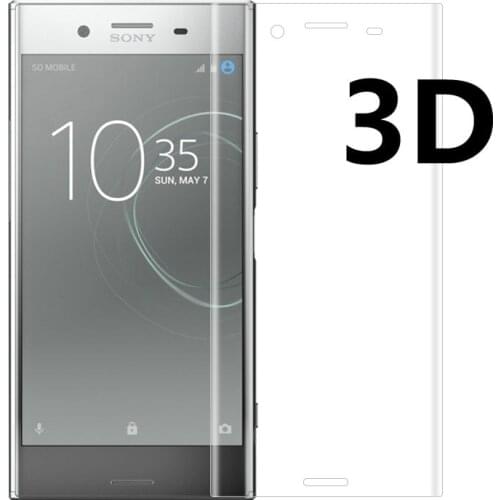 For Sony Xperia XZ1 XZ2 Compact G8342 3D Full Cover Tempered Glass Screen Protector Film for Sony Xperia XZ XZs Dual F8331
