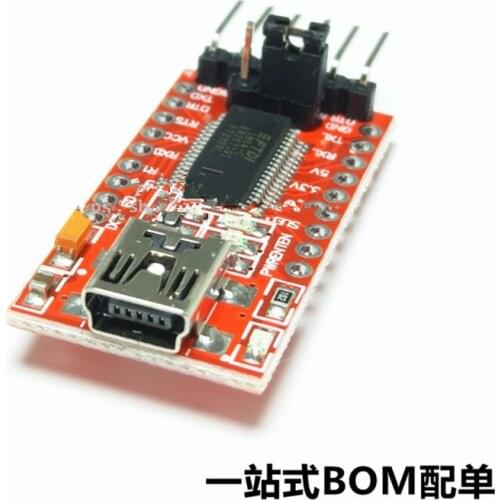 USB to TTL support 3.3V 5V FT232RL module download cable mini interface