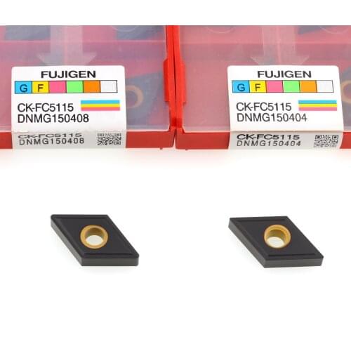 10PCS CK FC5115 DNMG150404 DNMG150408 lathe Cutter Hard Alloy Insert External CNC Turning Tools Carbide Blades