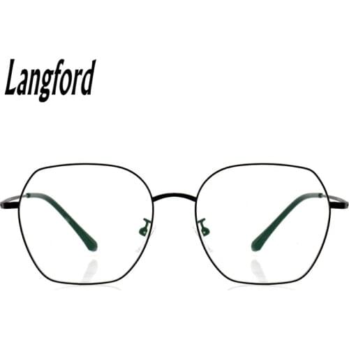 Square transparent glasses frame large glasses women clear lens eyeglasses frame men Retro prescription glasses 57-50-145