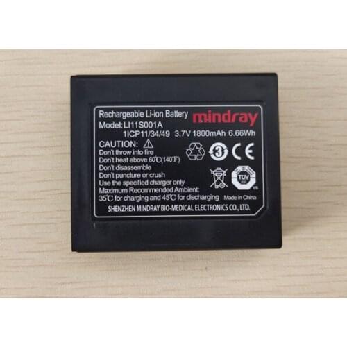 Mindray PM60 PM-60 monitor lithium battery LI11S001A 3.7V1800MAH