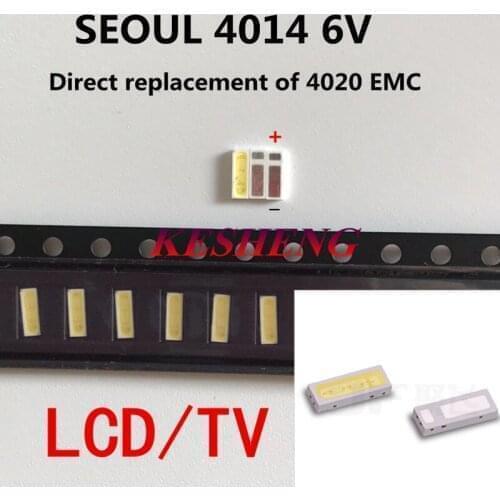SEOUL 4014 SMD LED Beads Cold white 1W 6V 150mA For TV/LCD Backlight LED Backlight High Power LED 4014 SBHGN2S0E/4000PCS
