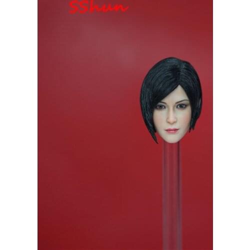 1/6 Scale Female Ada King Head Sculpture Re-sident E-vil doll model For 12'' Action Figure Body DIY Accessories