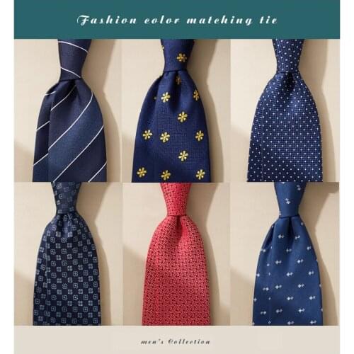 New Fashion 7CM Tie For Men Formal Dress Business Striped Narrow Wedding Groom Marriage Polka Dot Arrow Necktie With Gift
