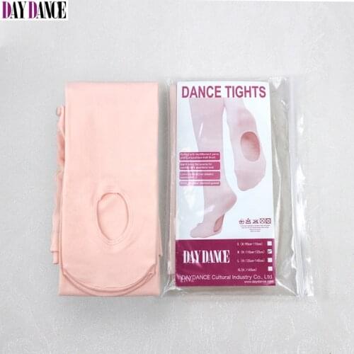 Wholesale Ballet Tights for Adults Girls White Velvet Convertible Dance Stockings Pink Ballet Pantyhose 12 Pairs With Hole