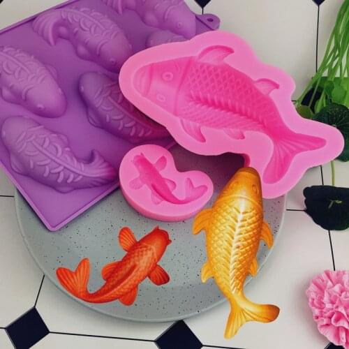 Sugarcraft Newest Fish Silicone Mold Fondant Mould Cake Decorating Tools Chocolate Mold Clay Candy Moulds