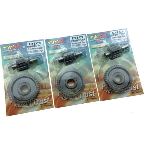 TWH Performance Racing Transmission Gear Set 17x41T 15x42T 16x42T for Honda DIO50 DIO ZX 50 AF18 AF25 AF28 AF34 AF35 Scooter