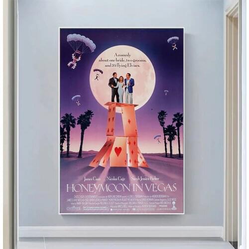 V0808 Honeymoon in Vegas Vintage Classic Movie Wall Silk Cloth HD Poster Art Home Decoration Gift