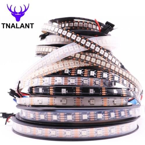 WS2815 (WS2812B WS2813 Updated) LED Light Strip RGB Individually Addressable Dual-Signal Full Color 30 60 144 Leds/M DC12V