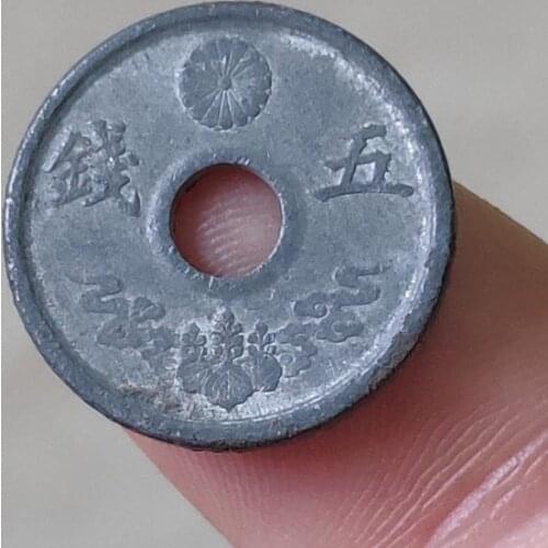 17mm Japan Coins Old Original Coin 5 Cents Collectible Edition 100% Real Rare Coins Random Year