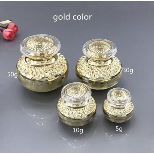 5g/10g Empty Cosmetic Jar Makeup Container High-grade Acrylic Pink Bottle Cosmetics Refillable Bottle Face Ccream Bottle