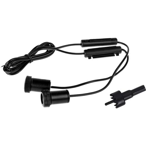 2 pcs Led Car Door Welcome Light Logo Projector Lights 3D shadow Lamp Decorative signal lamp For Lada Granta Vesta Niva Xray