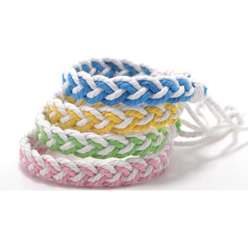 2021 New handmade multi-layer cotton and linen woven bracelet original rope bracelets wholesale