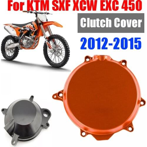 For KTM SXF XCW EXC 450 2012 2013 2014 2015 Motorcycle Accessories Engine Clutch Guard Cover Protector Crash Falling Protection