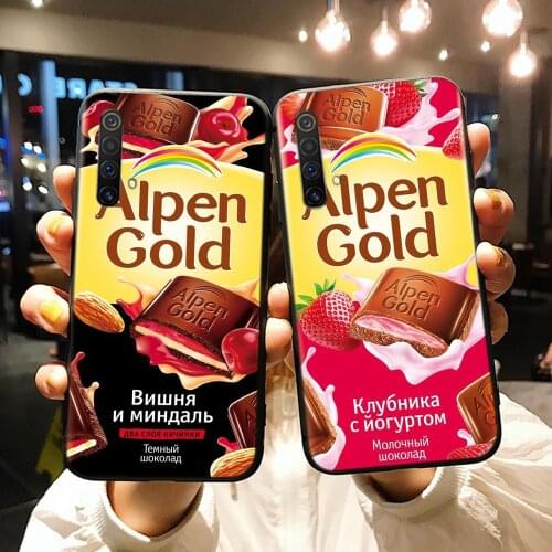 For OPPO Realme C3 case Russian chocolate soft TPU silicone Phone Case cover For Oppo realme 6 Pro 3 5 XT X X2 X50 Q C2 case