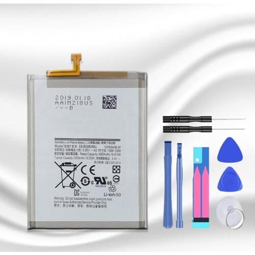 EB-BG580ABU 5000mAh Battery For Samsung Galaxy M20 M30 SM-M205F M 20 30 Mobile Phone battery