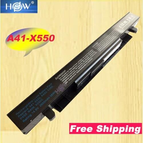 HSW 4Cell Laptop battery For Asus A41-X550 A41-X550A X550 A450 A550 F450 F550 F552 K450 K550 P450 P550 R409 R510 X450 X550C X452