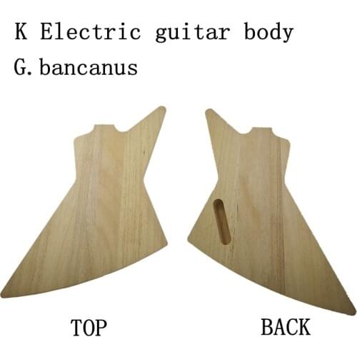 K Style Electric Guitar Body G.bancanus Wood Body Semi Finished Barrel Electric Guitar Accessories