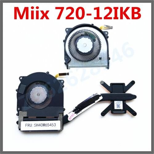 Original For Lenovo IdeaPad Miix 720-12IKB Miix5 Pro Miix720 CPU Cooling Fan Heatsink 5H40M65453 AT12V001FF0 100% Tested