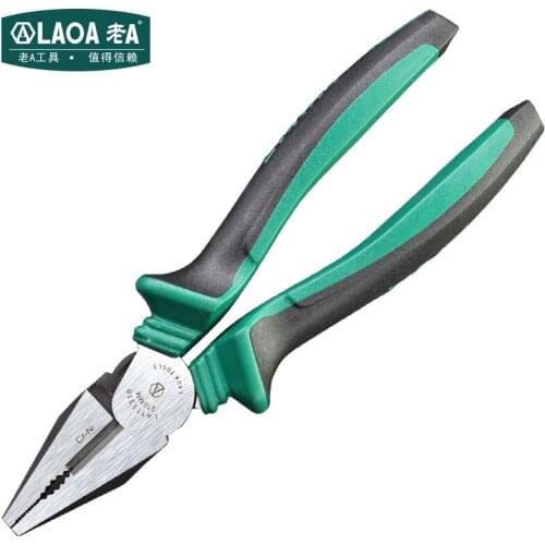 LAOA 8inch High Quality Pincer Pliers Professional Combination Pliers High Hardness Steel Wire Pliers
