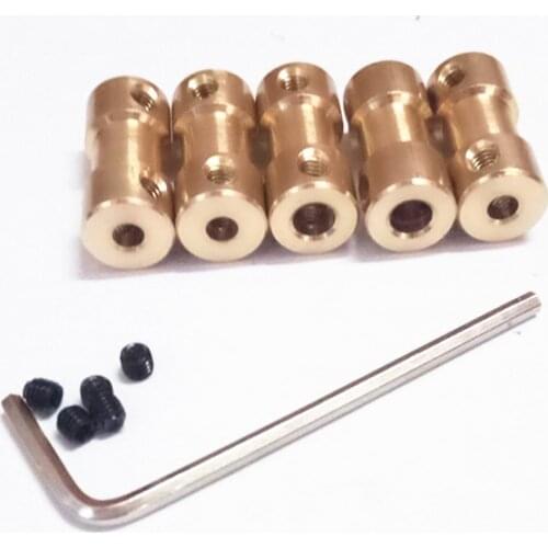 Brass Coupling Copper Coupling Transmission Parts Motor Motor Rigidity Model High Torque Coupling