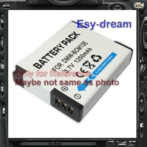 Best Replacement BCM13 BCM13E DMW-BCM13E 1250mAh Battery for Panasonic DMC ZS30 TZ40 TZ41 TS5 FT5 PM162
