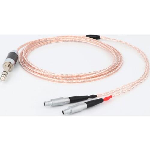 Preffair 6N OCC copper for HD800 HD800s HD820 4Pin XLR 2.5mm/4.4mm balance Headphone upgrade Cable