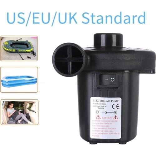Mulit-function Electric Air Pump Air Filling Compressor with 3 Nozzles Inflatable For Boat Birthday Party Mattress Camping Pump