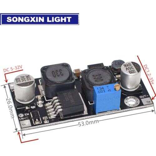 XL6019 (XL6009 upgrade) Automatic step-up step-down Dc-Dc Adjustable Converter Power Supply Module 20W 5-32V to 1.3-35V(HEI)