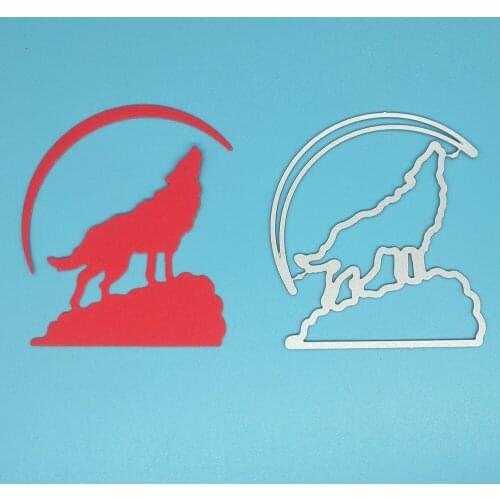 Wolf moon set metal cutting mold template mold for DIY scrapbook decoration embossing handmade craft paper card making
