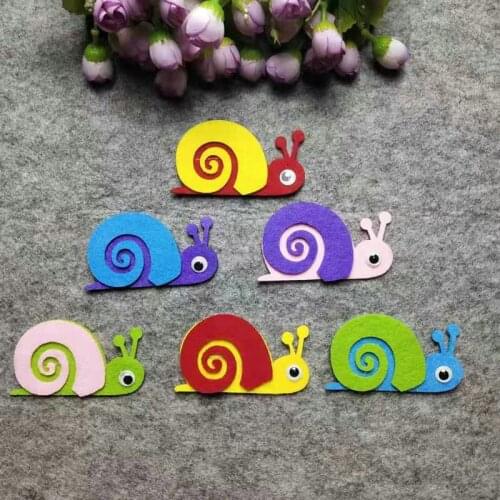 Monkey Panda Kangaroo Chicken Snail Non-woven Felt Animal DIY Package Kindergarten Decoration School Classroom Wall Stickers