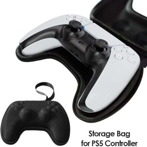 Portable Storage Bag For PS5 Gamepad EVA Hard Cover Shell Protective Case For Sony Play Station 5 Controller Accessories