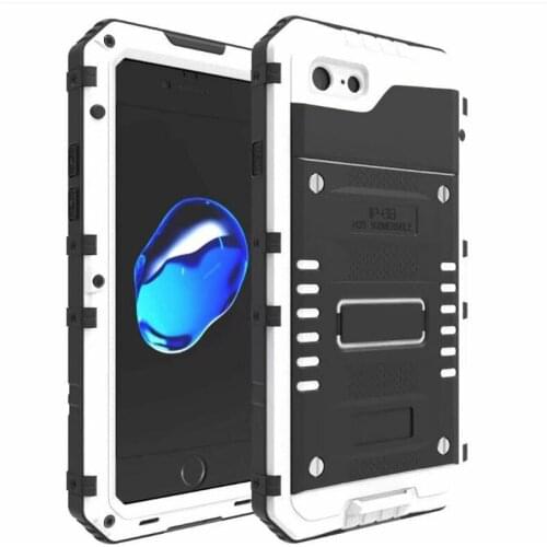 Armor Tough Rugged Metal Case for iPhone X 5 5S SE 6 6S 7 8 PLUS 10 LIVE Waterproof Shockproof Heavy Duty Hybrid Phone Cover