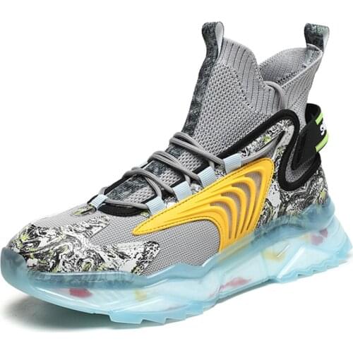 RASMEUP Men Shoes Sneakers Summer 2021 High Quality Platform Sneaker Man Mesh Casual Fashion Big Size High Top Tenis Sports Shoe