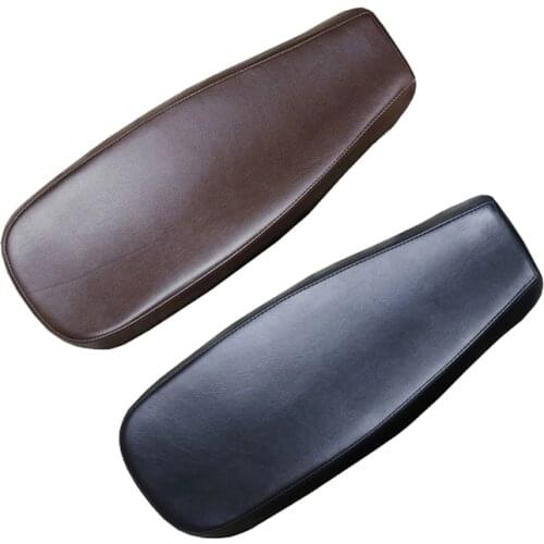 Universal Brown Black cushion for Vintage motorcycle flat Tracker Seat Motorcycle Saddle Cushion seat for suzuki bigboy