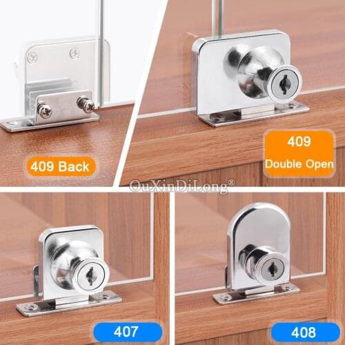BRAND NEW 50Sets Glass Cabinet Locks Shopping Malls Showcase Mobile Display Cabinet Locks Keys Alike & Keys Different