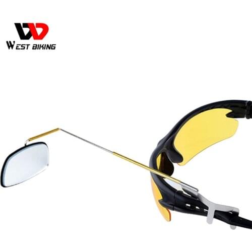 WEST BIKING Bicycle Cycling Rear View Mirror Mount Riding Sunglasses Rearview Mirror Bike Back Mirrors Rear View Eyeglasses