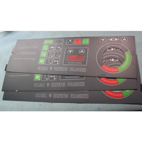 3pcs english panel for Tekitino INJ6B fuel injector tester and cleaner