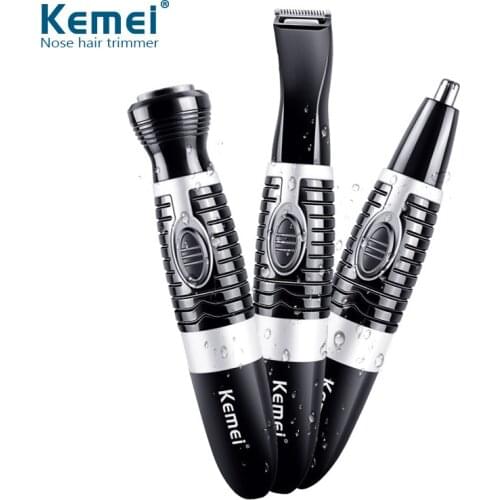 3 In 1 Grooming kit Mens Ear Nose Trimmer Rechargeable Electric Hair Clipper Shaver Beard Hair Shaving Machine PG500