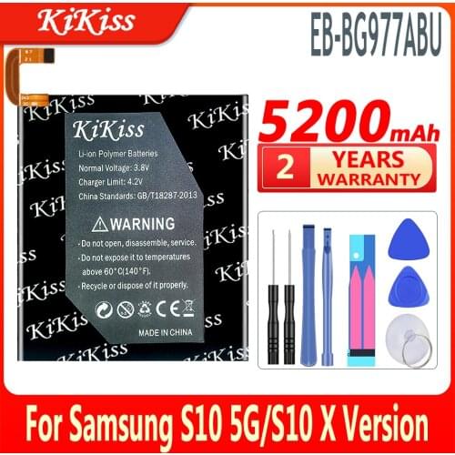 5200mAh EB-BG977ABU Battery For Samsung GALAXY S10 5G Version S10 X Version S10X Cell Phone Replacement Batteries + Gift Tools