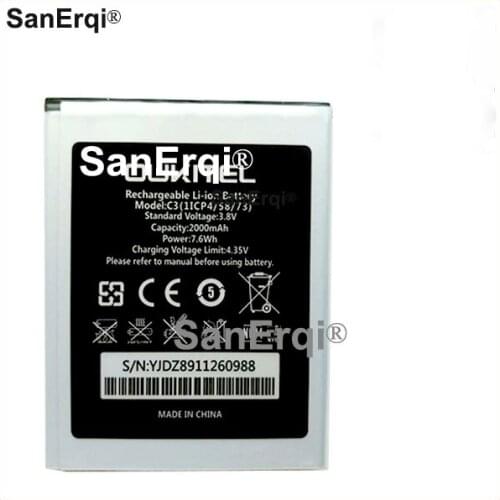 Battery For Oukitel C3 2000mAh Battery For Oukitel C3 phone AKKU Battery