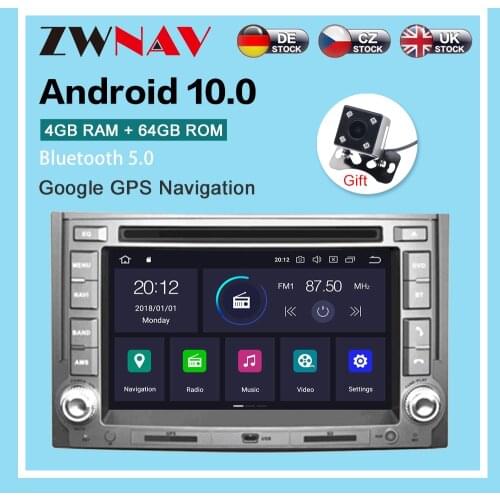 Android10.0 4G+64GB Car GPS DVD Player Multimedia Radio For HYUNDAI H1 2007-2015 /Starex IMAX ILOAD 2008-2015 GPS Navigation dsp