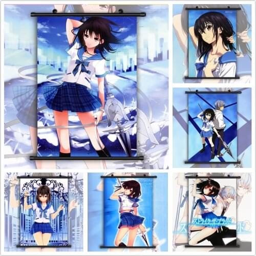 WTQ Strike The Blood Himeragi Yukina Anime Manga HD Print Canvas Painting Anime Posters Wall Decor Wall Art Picture Home Decor