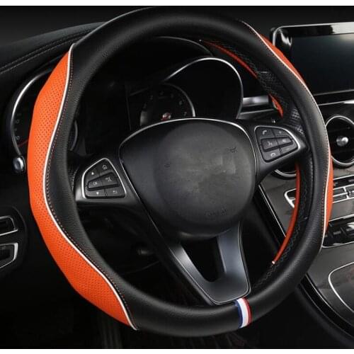 Auto Steering Wheel Covers Anti-Slip O/D Shape Car Steering-wheel protective jacket Car-styling Anti-catch Holder Protor