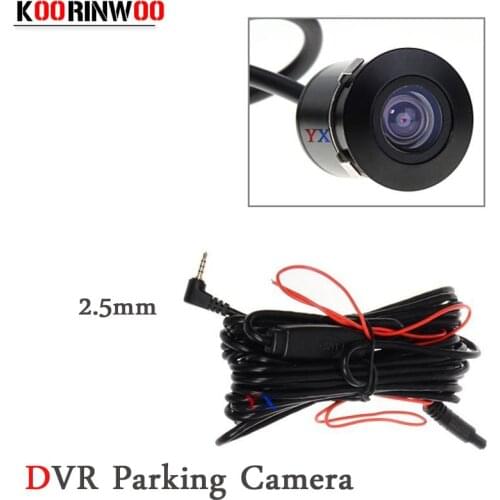 KOORINWOO HD CCD Car DVR Camera Recorder For car Rear View Camera Colorful Circle Cam 2.5MM Camera Reverse Parking Assist Safe