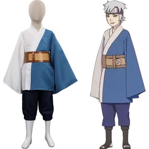 Anime Kids Children Outfits BORUTO THE MOVIE Mitsuki Cosplay Costume Halloween Carnival Uniform Clothing