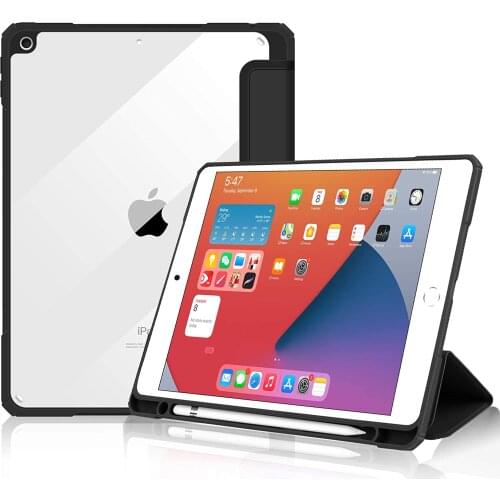 Case for iPad 10.2in 2020 2019 Smart Pencil Holder Cover iPad 8th 7th Generation Cases A2197 A2200 A2198 A2270 A2428 A2429 A2430