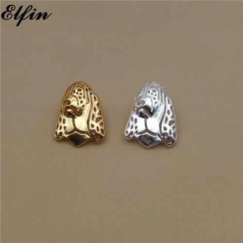 Elfin Wholesale Basset Hound Brooches Gold Color Silver Color Trendy Basset Hound Dog Brooches Jewellery Men